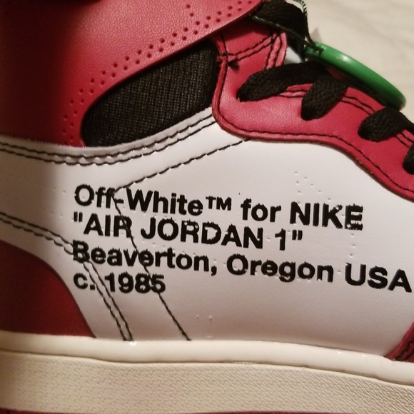 Off White Jordan 1 (Chicago Colorway) - Picture 2 of 8